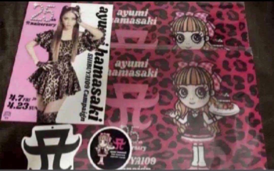 浜崎あゆみ コラボカフェ ランチョンマット2点 コースター 限定グッズ